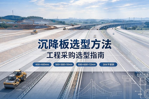 昭平沉降板选择方法