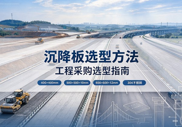 昭平沉降板选择方法